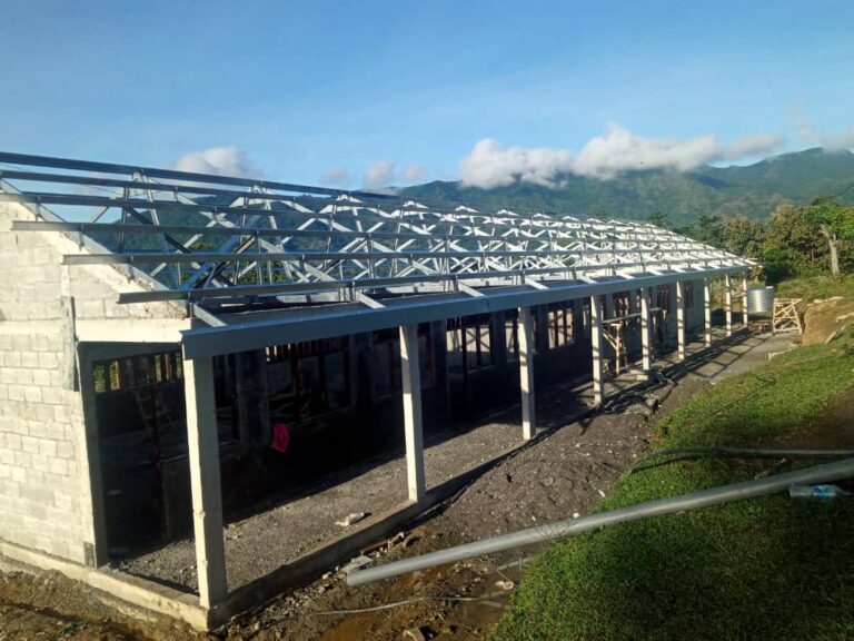 Wonderful progress on building our school in Timor