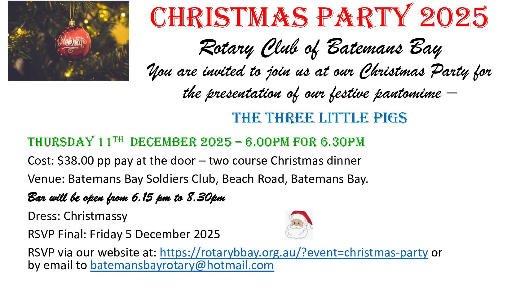 Special Event - Christmas Party